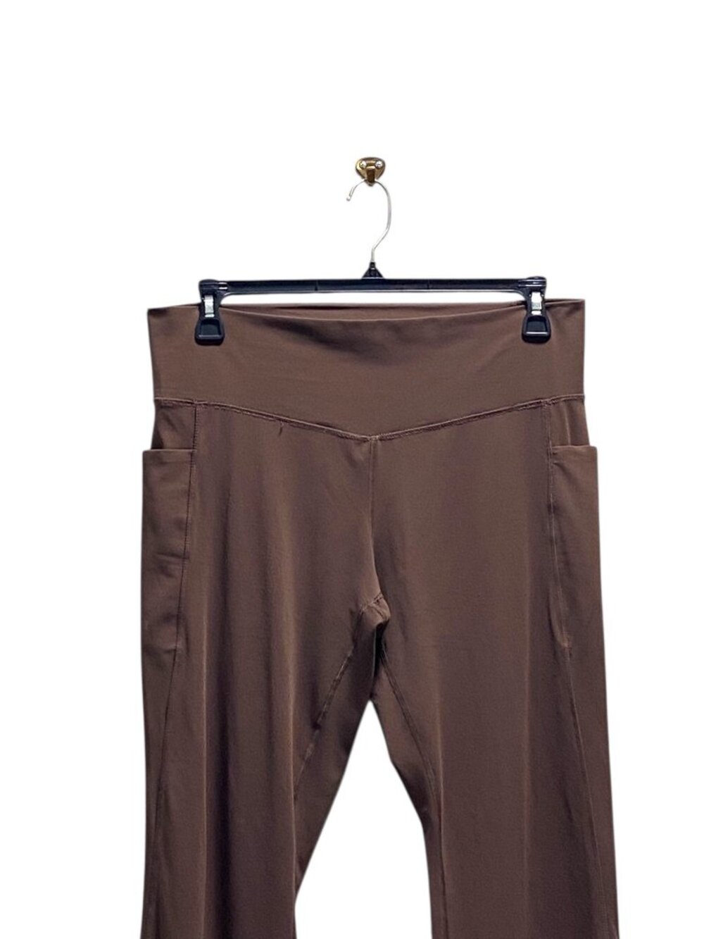 Makers Market Everyday Flare Yoga Pants Brown Size XL Athletic Gym Workout Cute - Picture 5 of 13